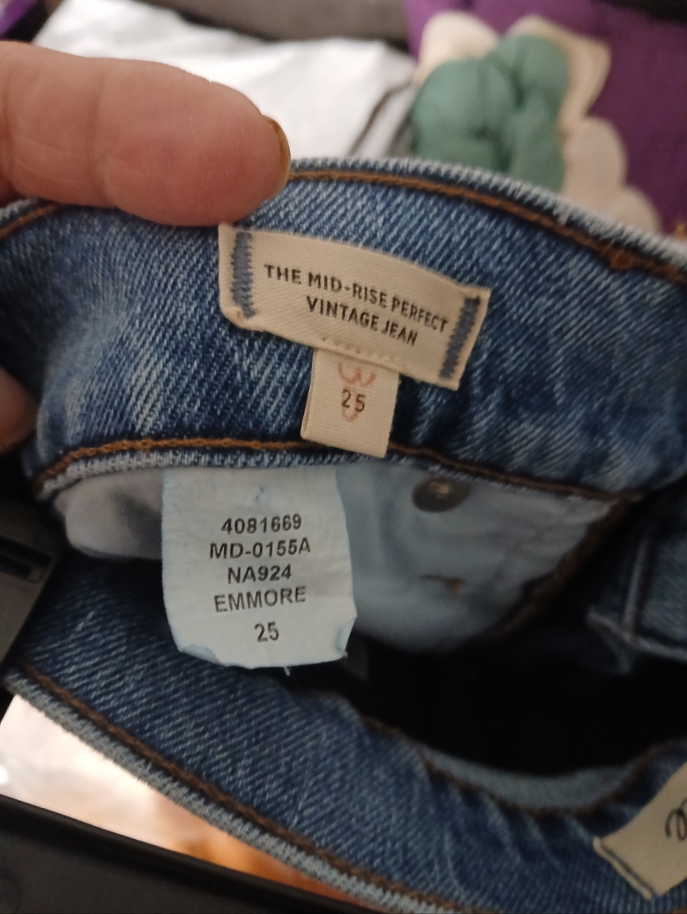Madewell Straight Leg Jeans in Light Blue Denim - Picture 3 of 3